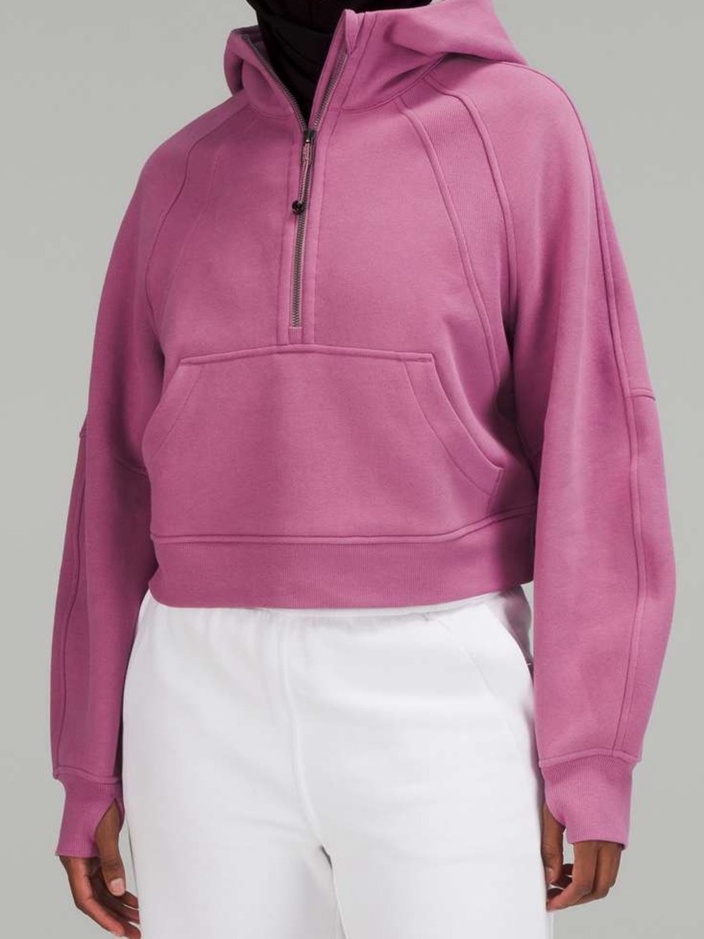 Lululemon Scuba Oversized Half-Zip Hoodie Velvet Dust